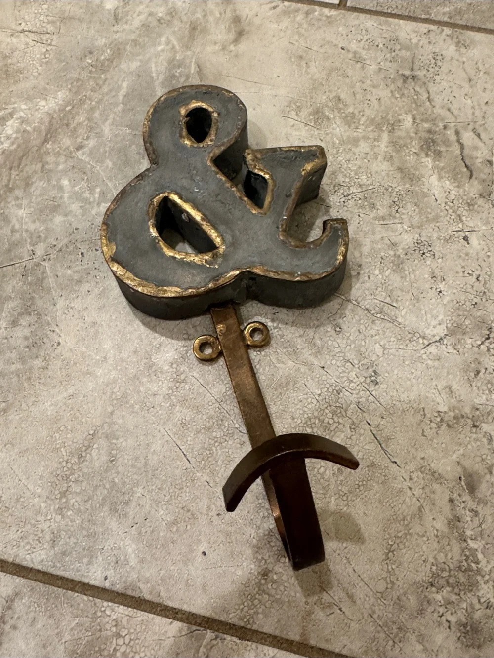 Anthropologie metal & hook